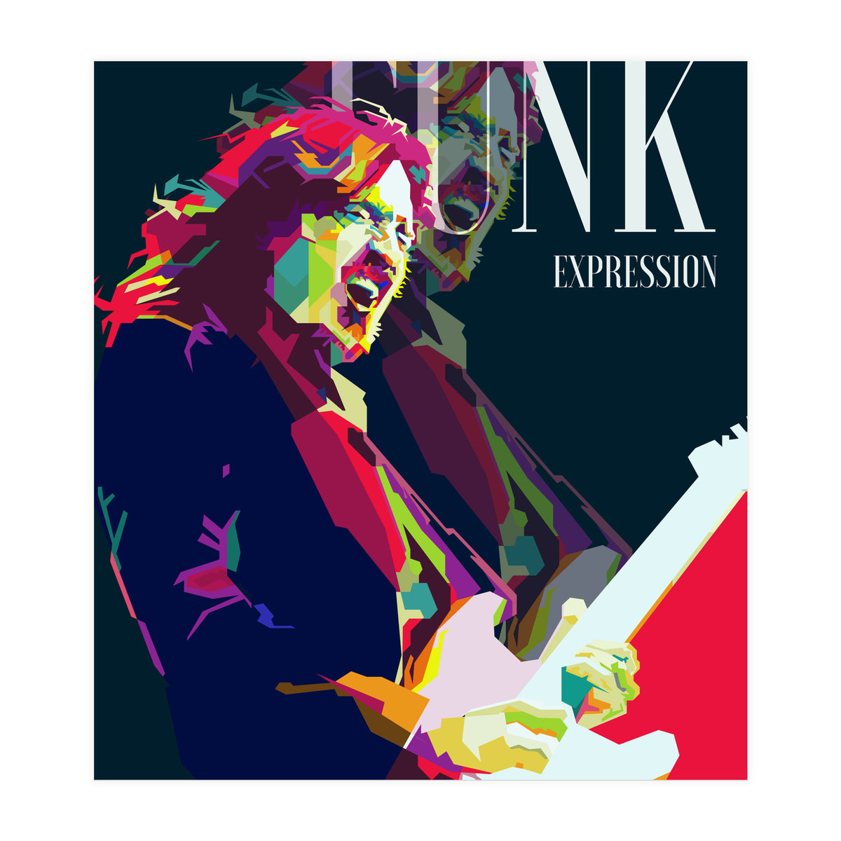 John Frusciante Funk Metal Guitarist WPAP (Print Only)
