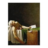 Jean Paul Marat, dead in his bathtub, assassinated by Charlotte Corday in 1793. JACQUES LOUIS DAVID. (Print Only) thumbnail