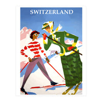 Skiing in Switzerland (Print Only)