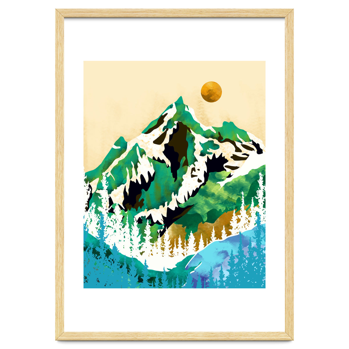 Grass Is Greener Wherever It Is Loved Positivity Nature Landscape Snow, Winter Mountains Painting Forest, Wild Travel Adventure