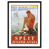 Split, Swimmer on a Rocky Coast thumbnail