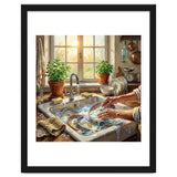 Cozy Kitchen Oil Painting thumbnail