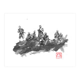 Bench Of Samurais (Print Only) thumbnail
