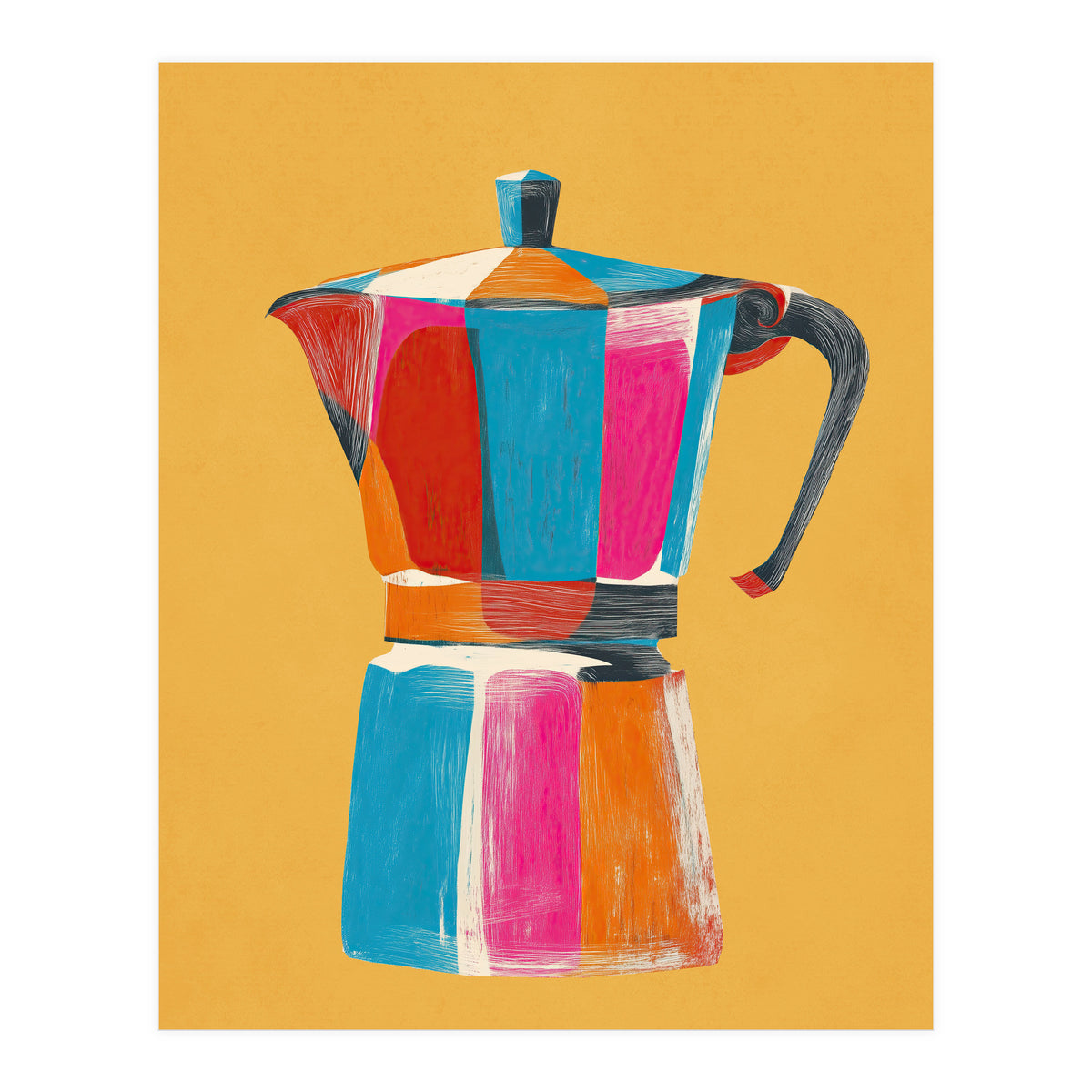 Color Block Moka (Print Only)