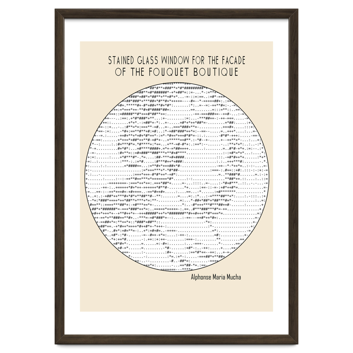 Stained Glass Window (ascii Art)