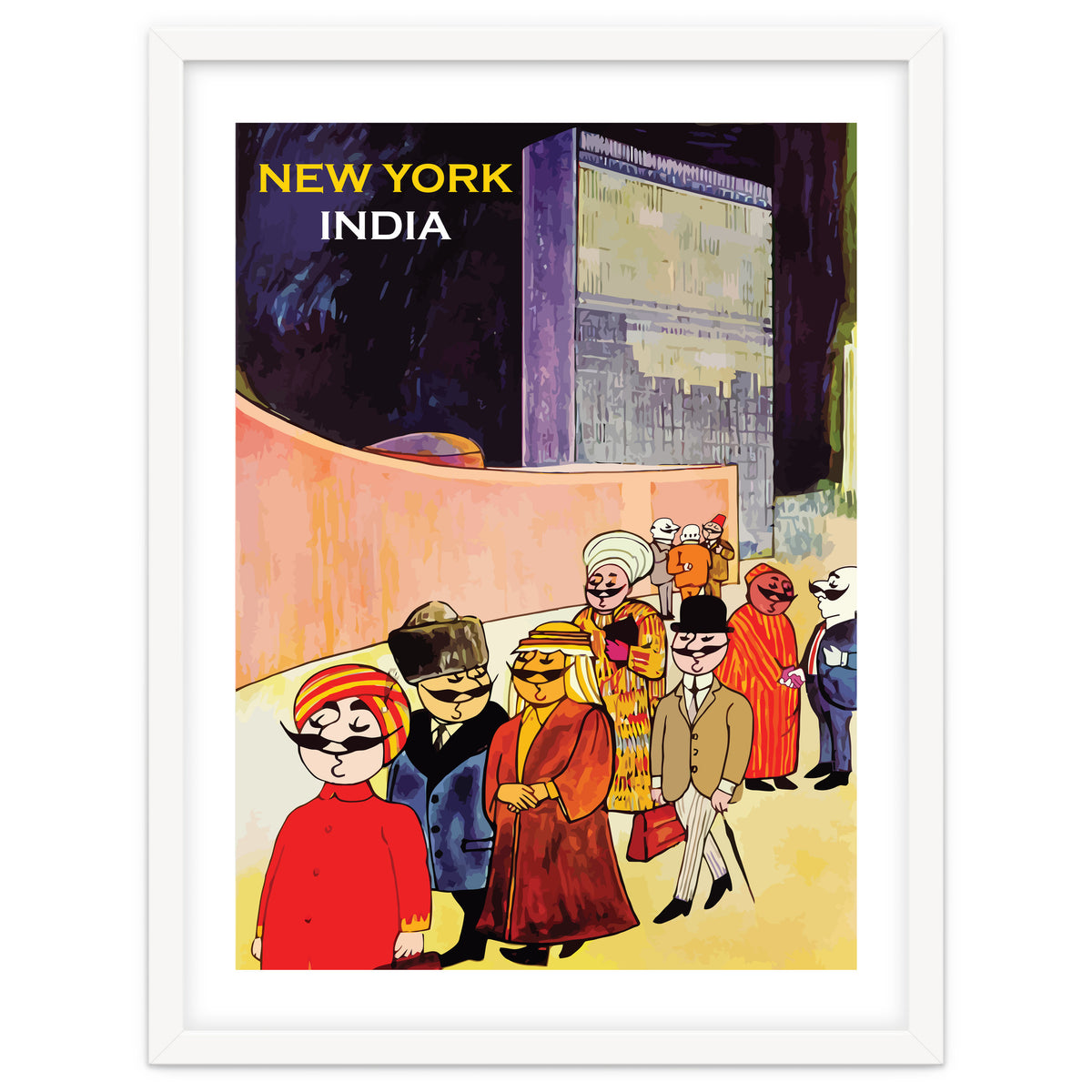 New York - India