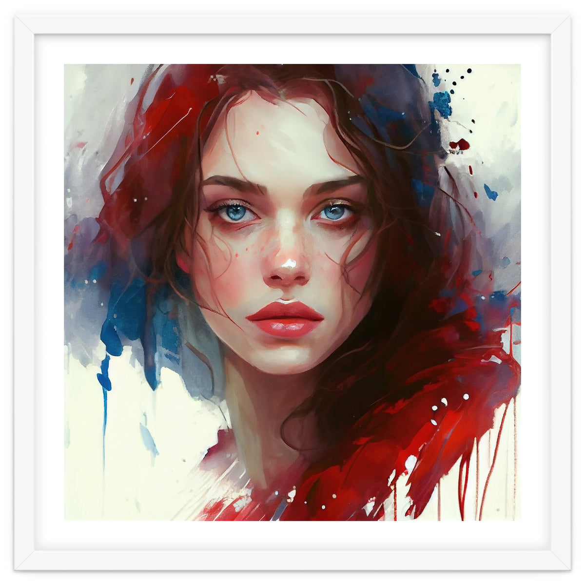 Modern Fairy Tale Blue Eyed Portrait