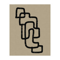 Black Minimalist Lines (Print Only)