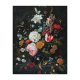 Jan Davidsz. de Heem (Utrecht, 1606-Amberes, 1683/4). Flowers in a glass Vase with Fruit (ca. 166... (Print Only) thumbnail