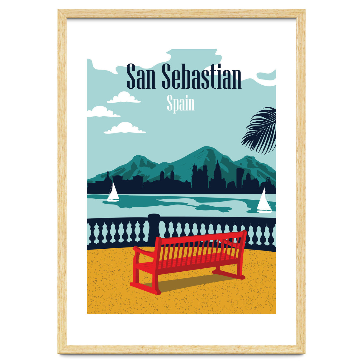 San Sebastian Beach, Spain