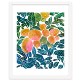 Lemons | Watercolor Modern Boho Botanical Painting | Pastel Summer Jungle Garden Juicy Fresh thumbnail