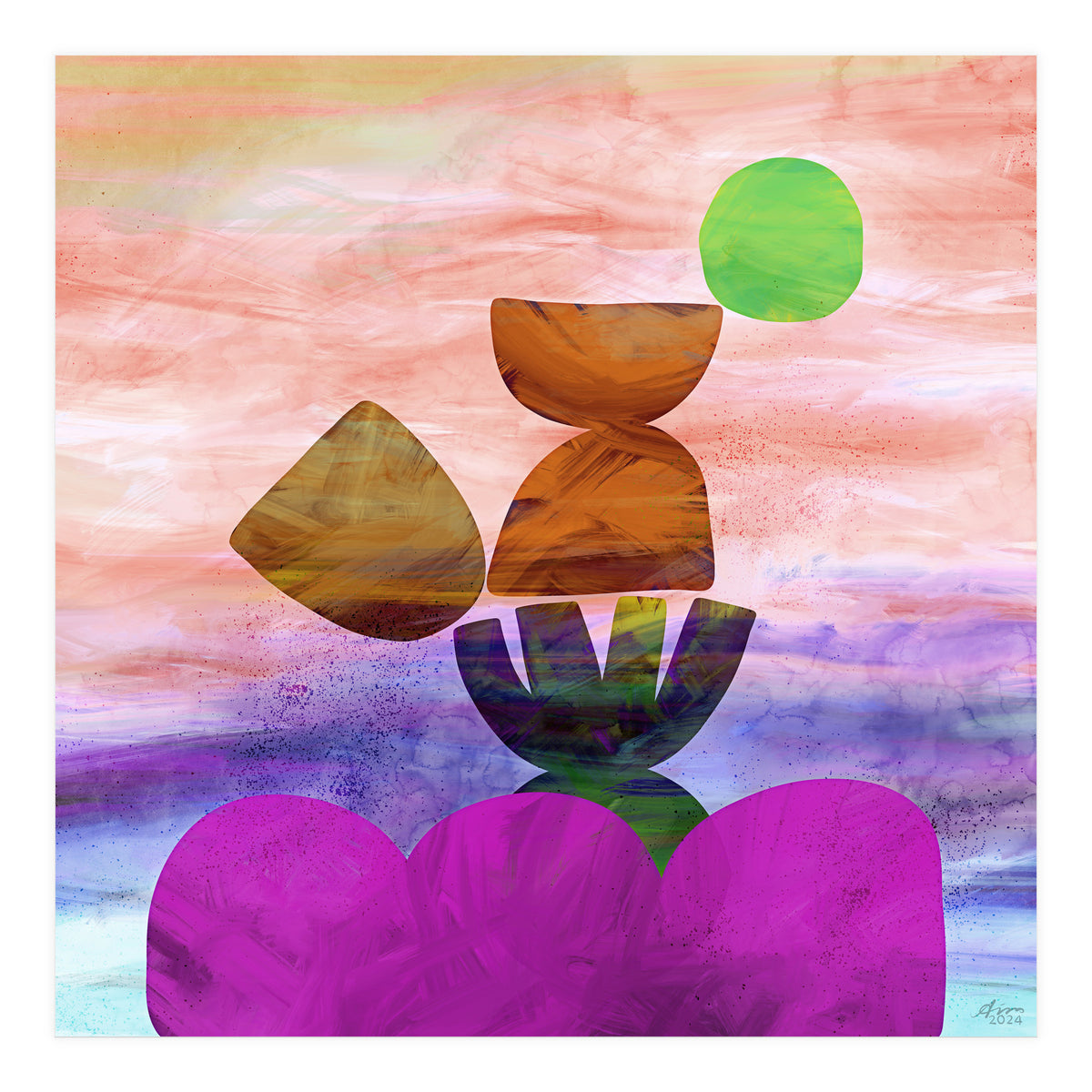 Balance (ochre) (Print Only)