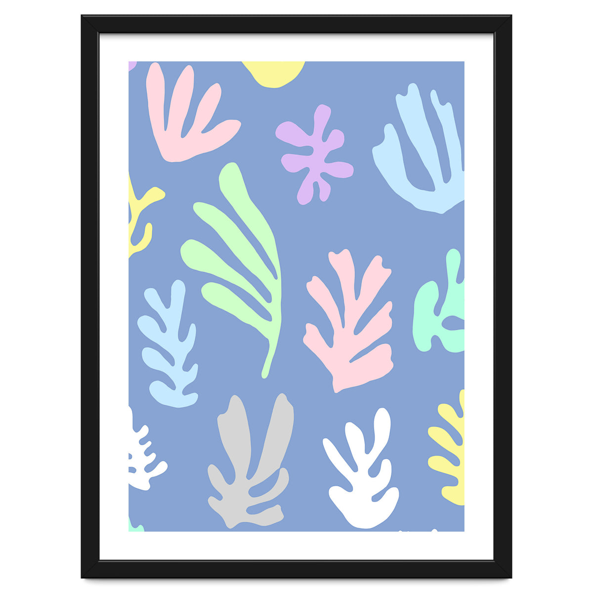 Matisse Colorful Leaves Blue