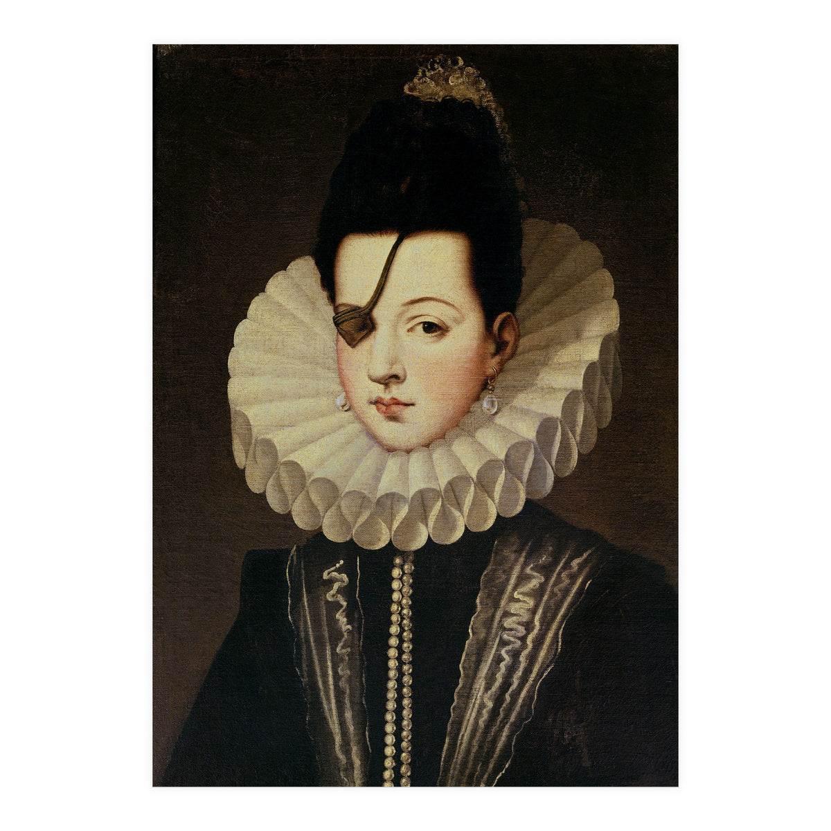 'Ana de Mendoza, Princess of Eboli', 16th century. ALONSO SANCHEZ COELLO. PASTRANA DUQUESA DE. (Print Only)