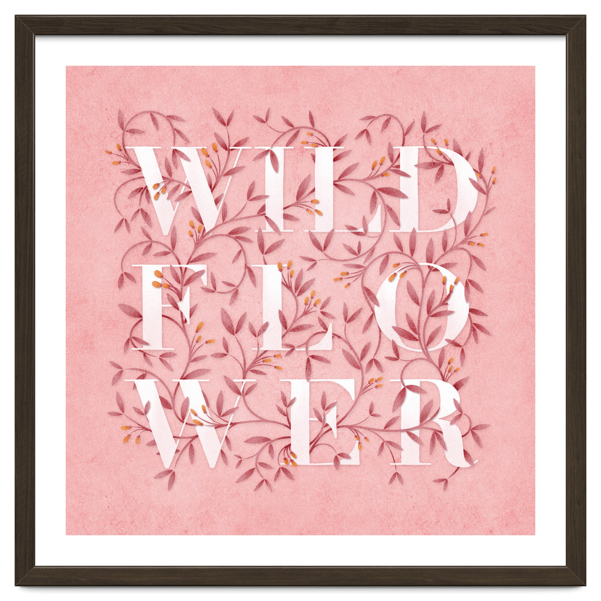 Wild Flower Typography