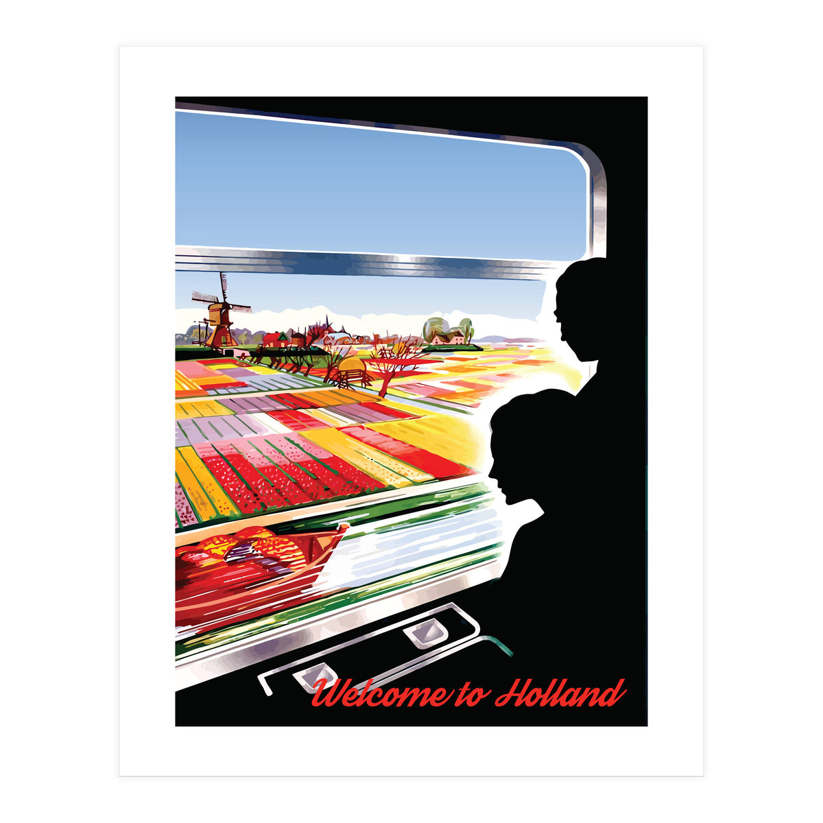 Holland, View from the Train Window (Print Only)