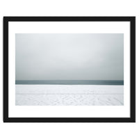 Winter seascape - Snow beach