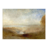 'Landscape with a River and a Bay in the Background', 1835, Oil on canvas, 123 x 93 cm. (Print Only) thumbnail