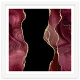 Burgundy & Gold Glitter Agate Texture 02 thumbnail