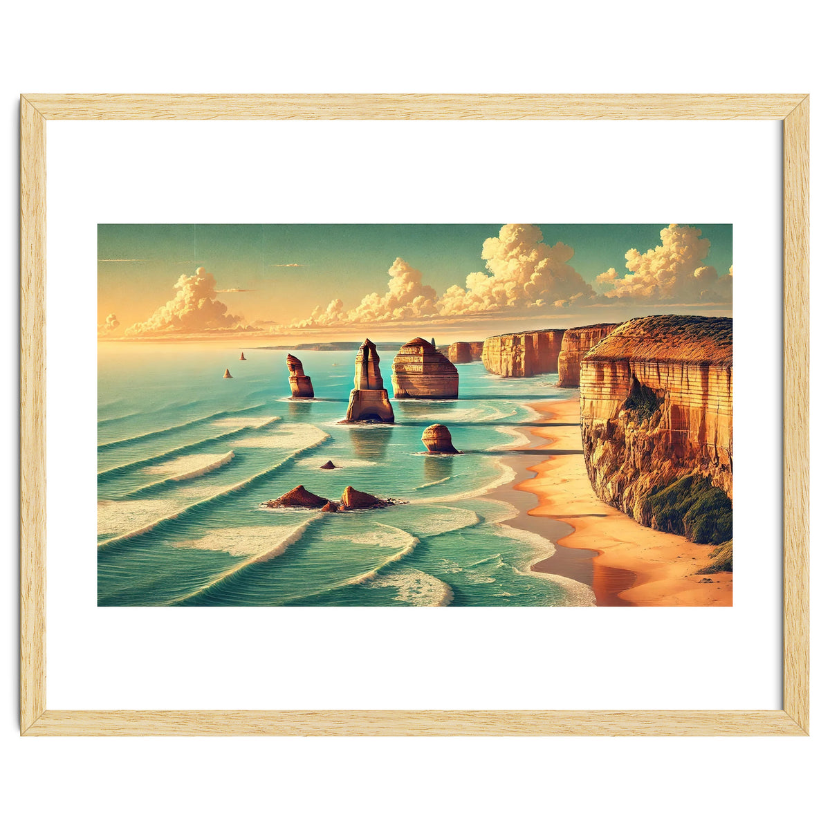Vintage Australia, Great Ocean Road Poster