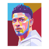 Jude Bellingham pop art portrait (Print Only) thumbnail