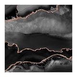 Black & Rose Gold Agate Texture 02 (Print Only) thumbnail