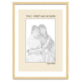 Two Venetian Women – Eugene de Blaas (ascii art) thumbnail