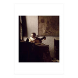 'The Lute Player', 1663-1664, Oil on canvas, 51,4 x 45,7 cm. (Print Only) thumbnail