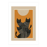 Abstract Black Cats (Print Only) thumbnail