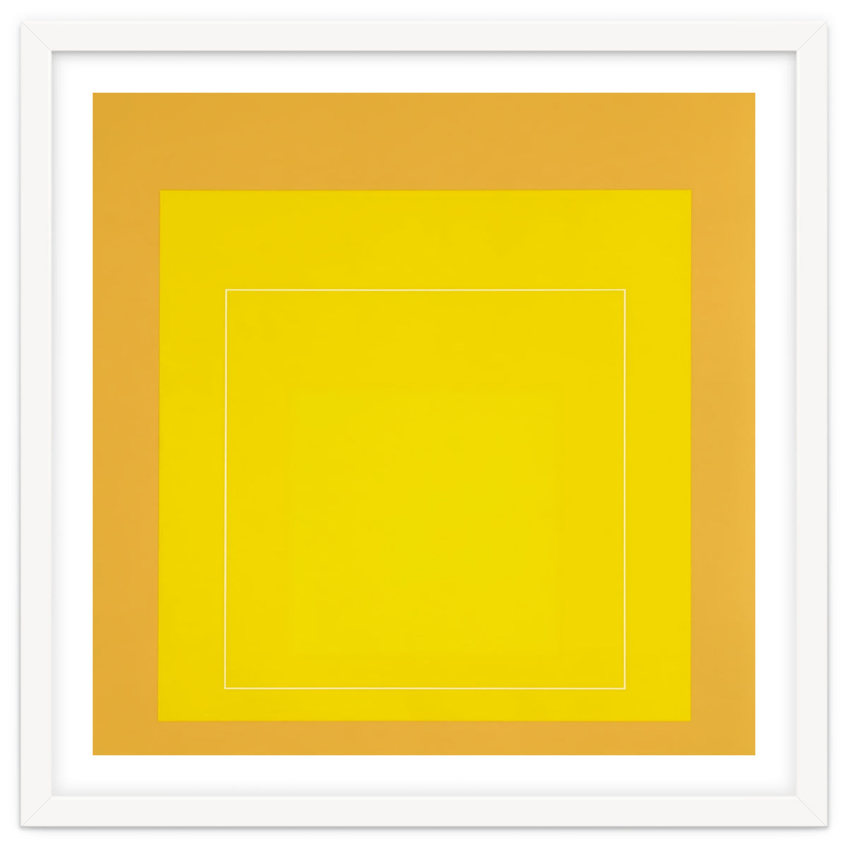 JOSEF ALBERS - HOMAGE TO THE SQUARE YELLOW