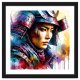 Samurai Asian Warrior Woman Portrait thumbnail