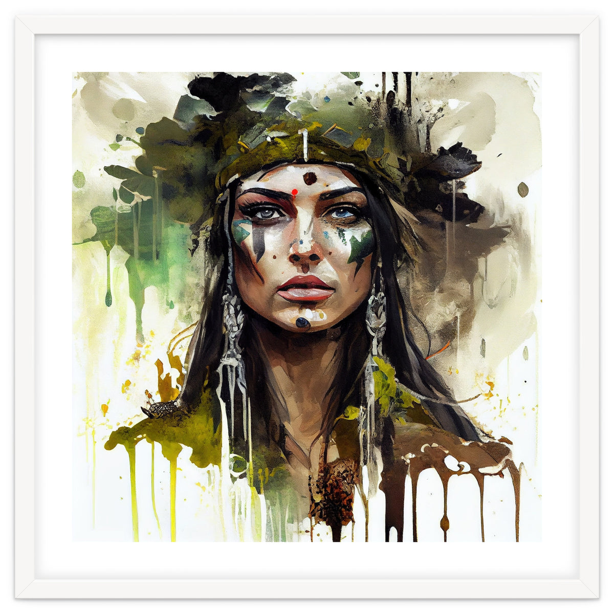 Ceremonial Druid Warrior Portrait