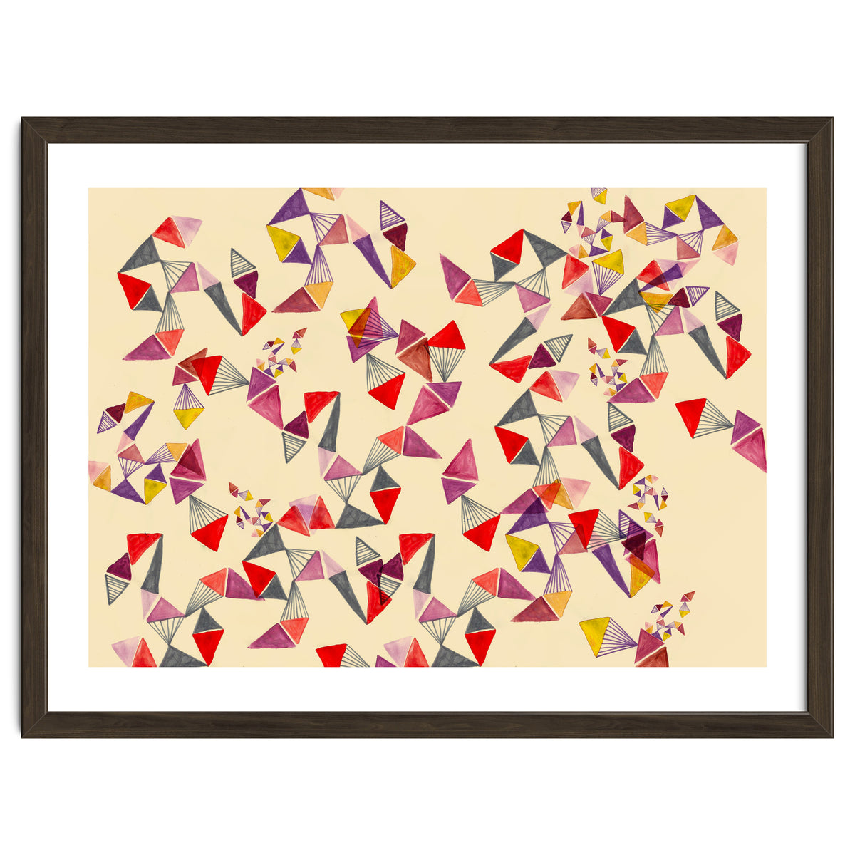 Watercolour Geometric Shapes
