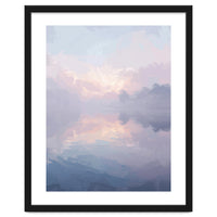 Ethereal Misty Lakeside at Dawn