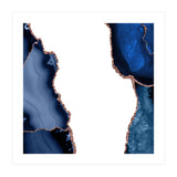 Navy & Rose Gold Agate Texture 29 (Print Only) thumbnail