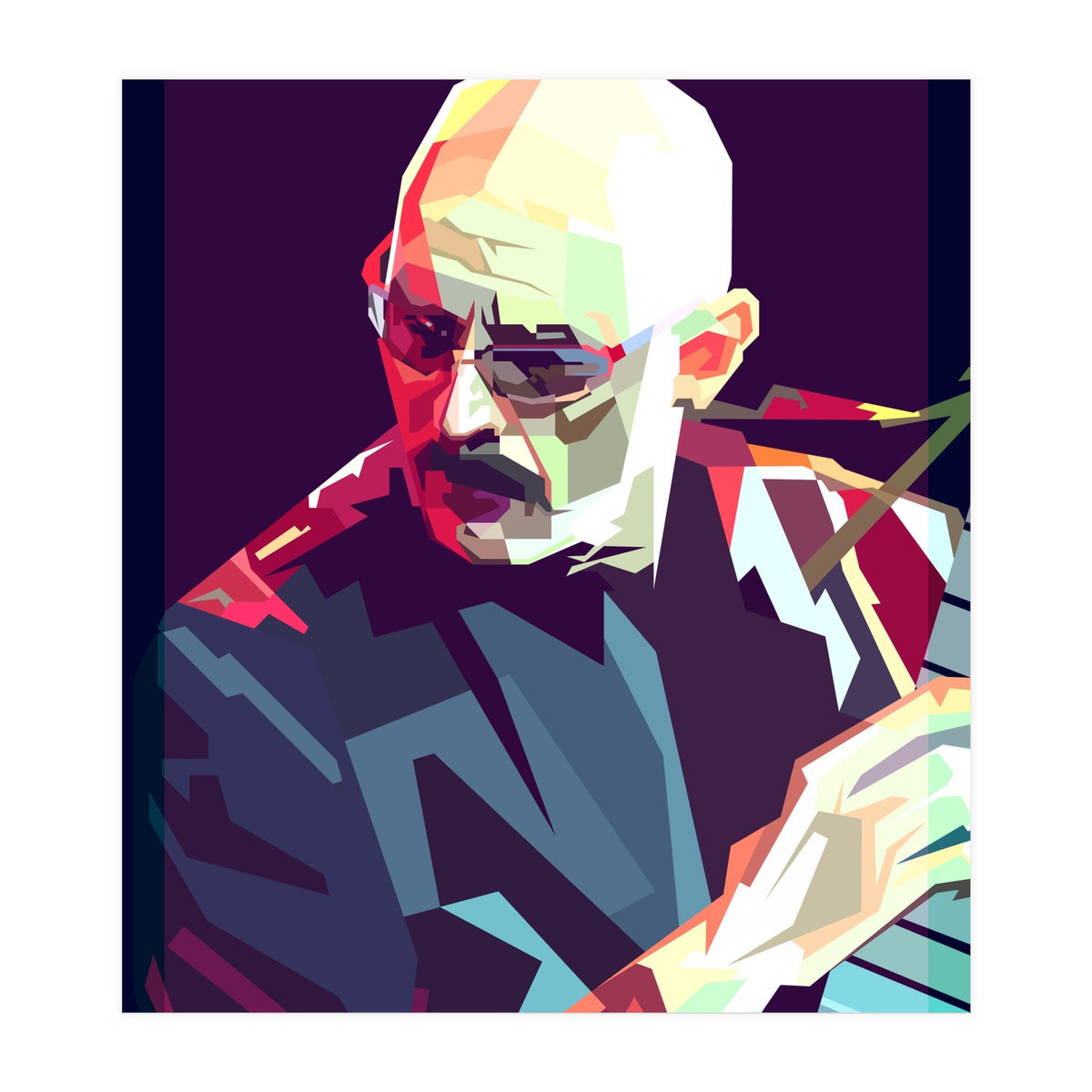 Tony Levin Bass Musician Pop Art WPAP (Print Only)