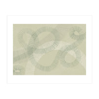 calming essentials Curved Lines soft sage (Print Only)