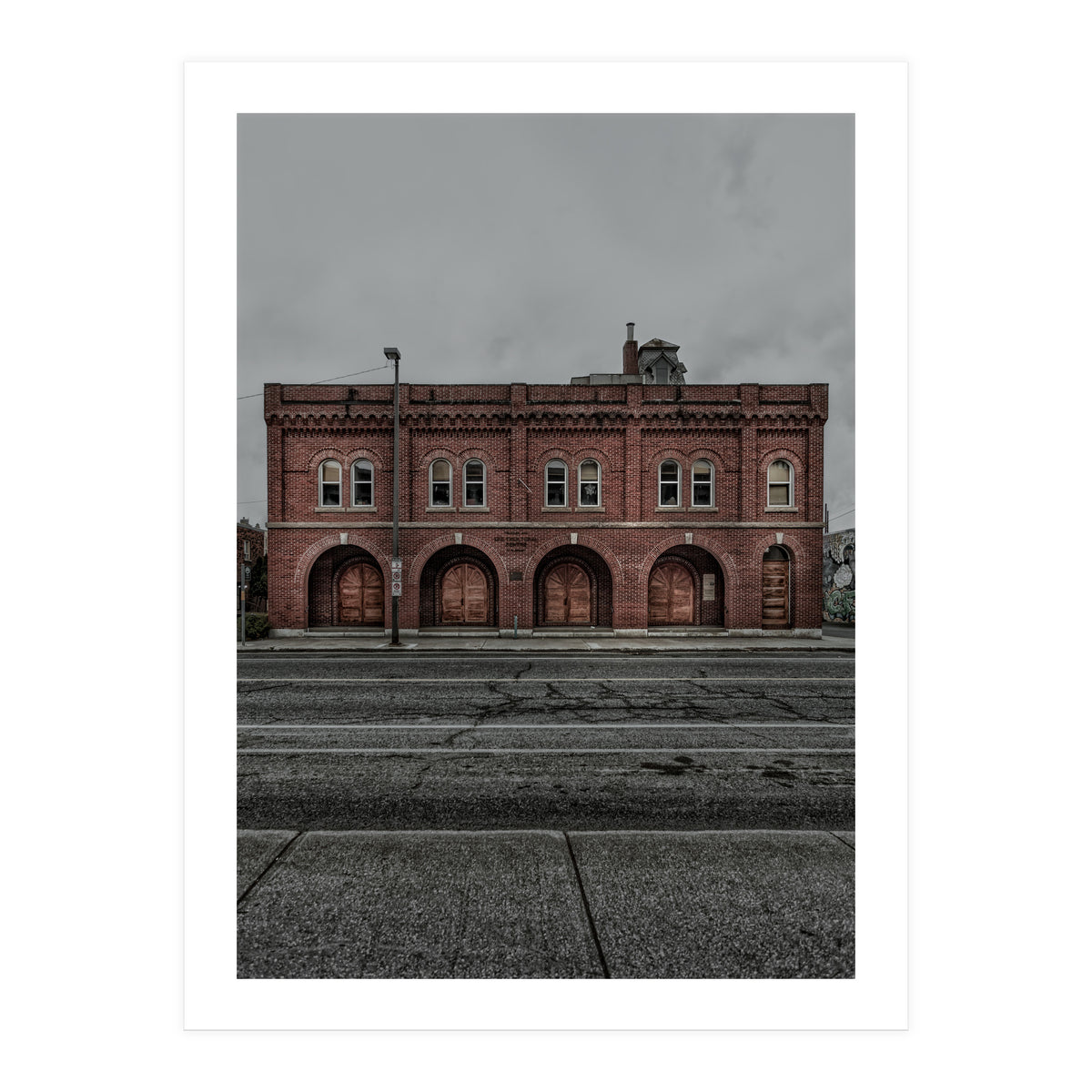 Central Fire Hall No 1 Color Version (Print Only)