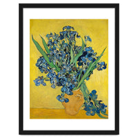 Irises. Date: May 1890, Saint-Rémy-de-Provence. Dimensions: 92.7 cm x 73.9 cm, 111.5 cm x 92.9 cm.