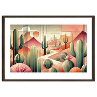 Art Deco Desert Cacti