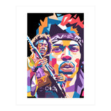 Jimi Hendrix wpap art (Print Only) thumbnail