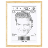 Receipt Art Elvis Presley