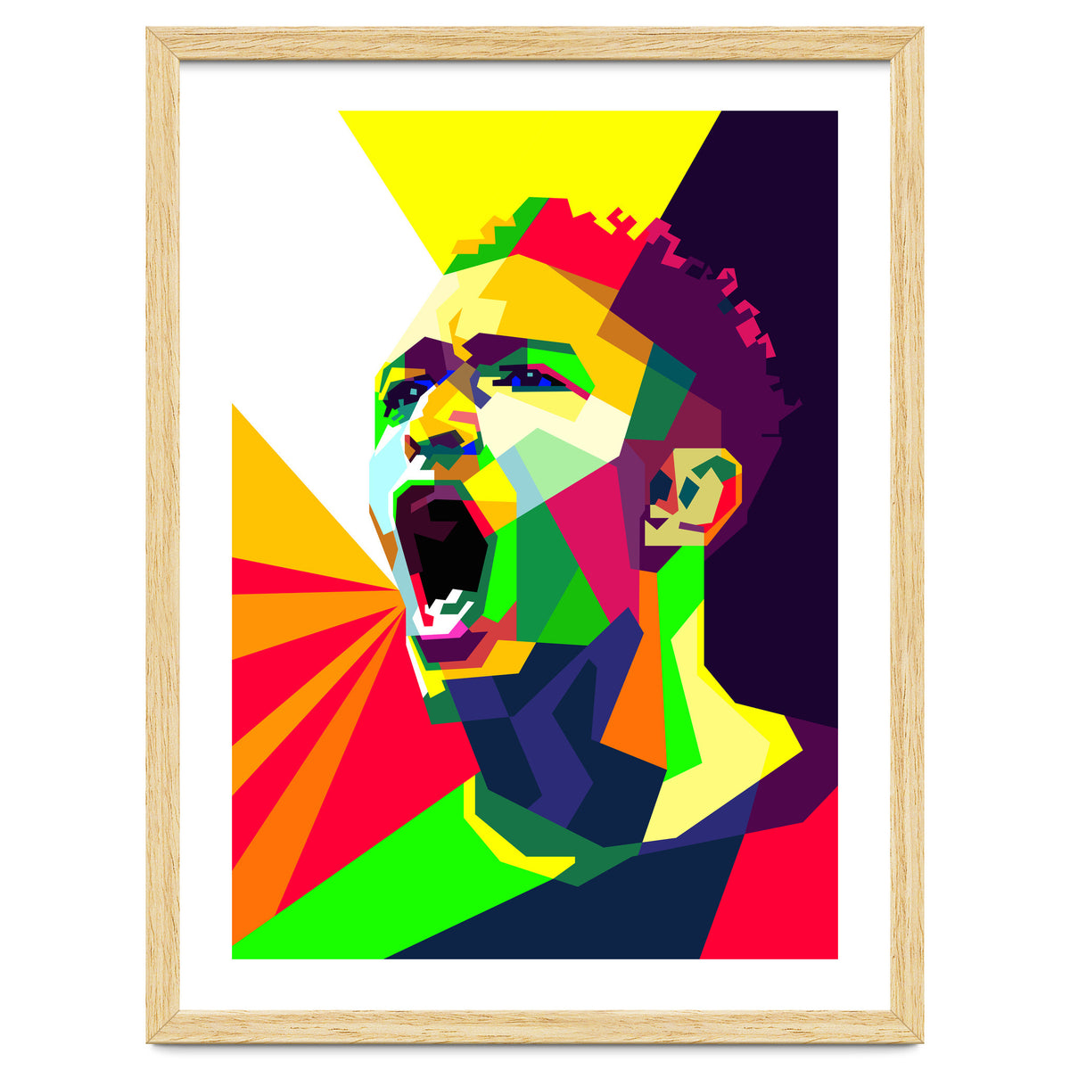 Jude Bellingham Football Pop Art WPAP