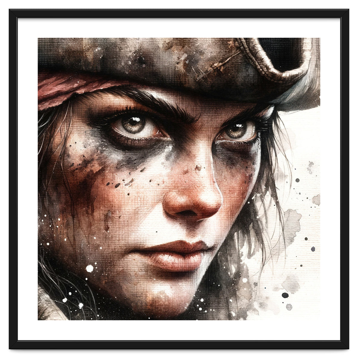 Fierce Pirate Captain Portrait