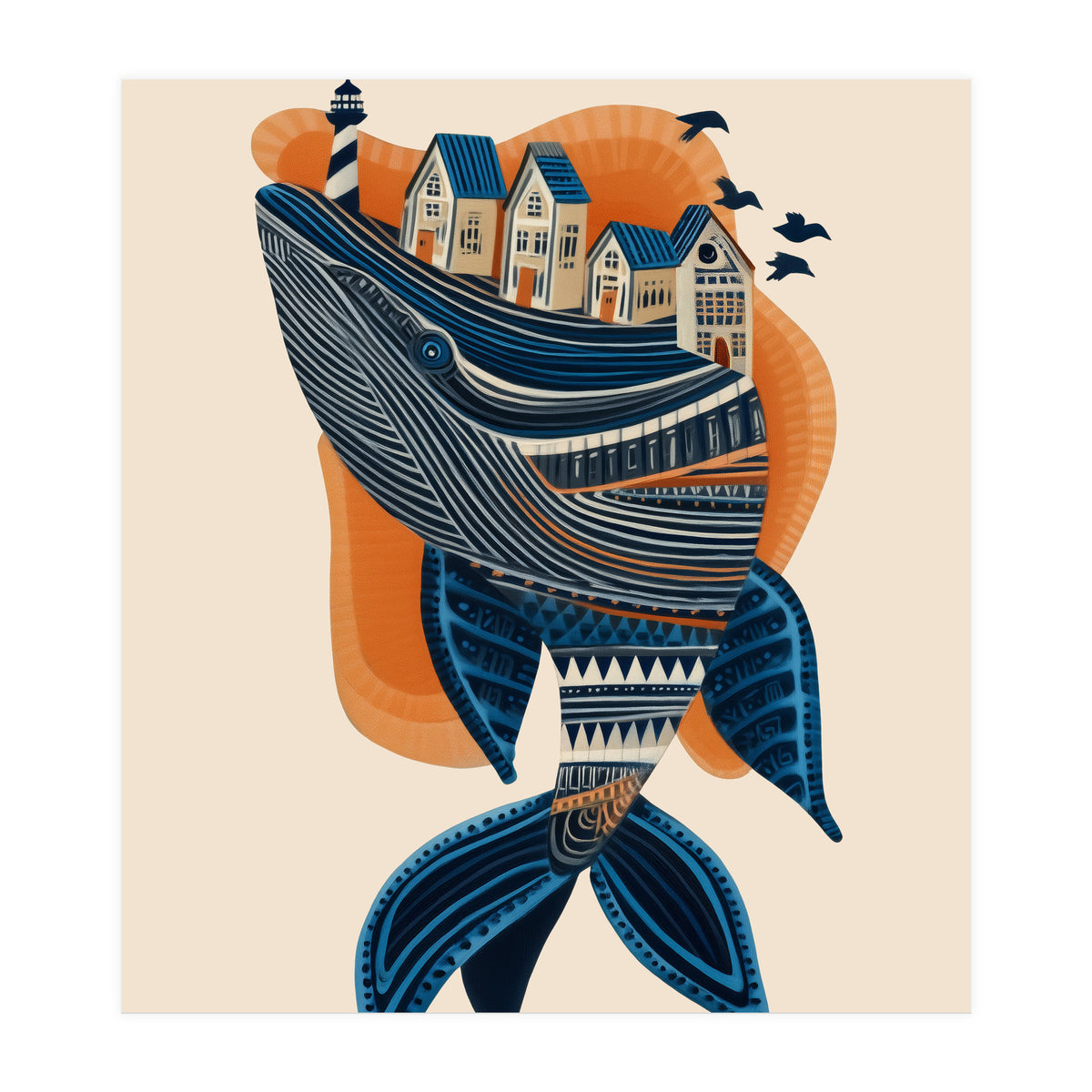 Whale Village (Print Only)