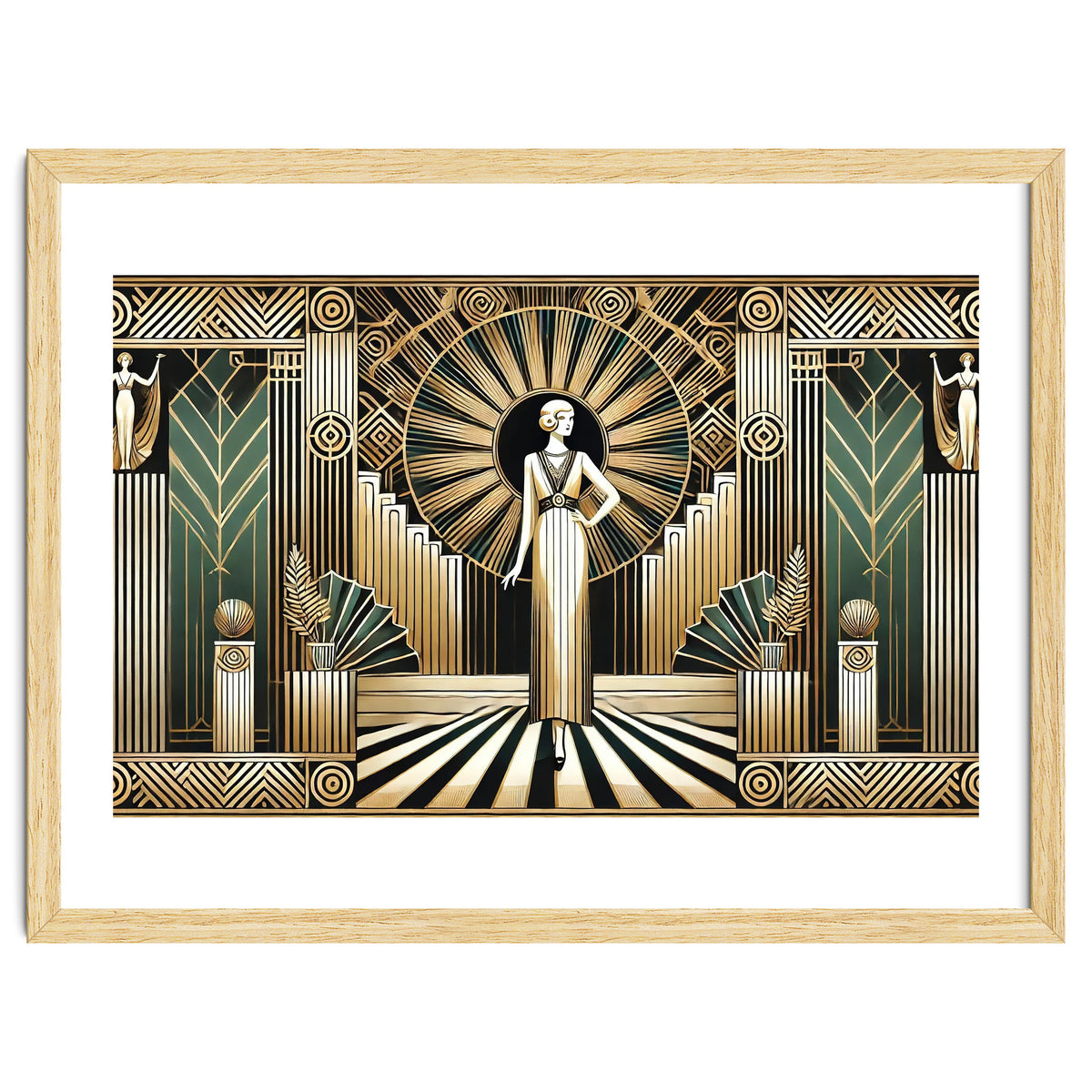 Golden Twenties Flair In Art Deco