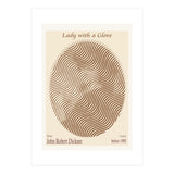 Lady With A Glove – John Robert Dicksee (before 1905) (Print Only) thumbnail