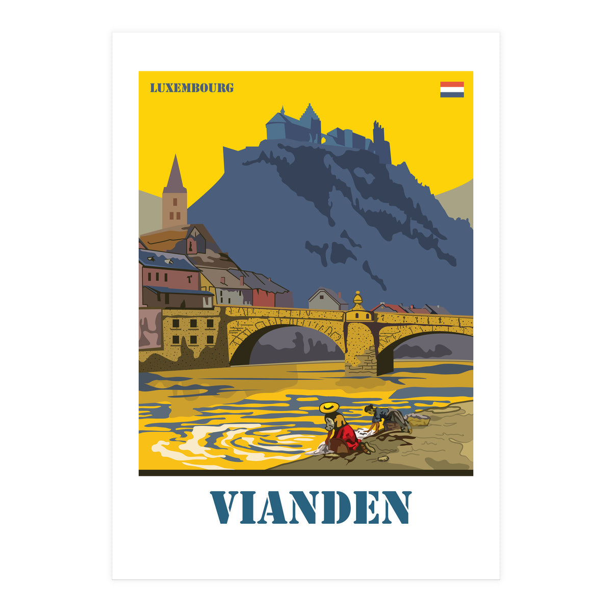 Vianden Luxembourg (Print Only)