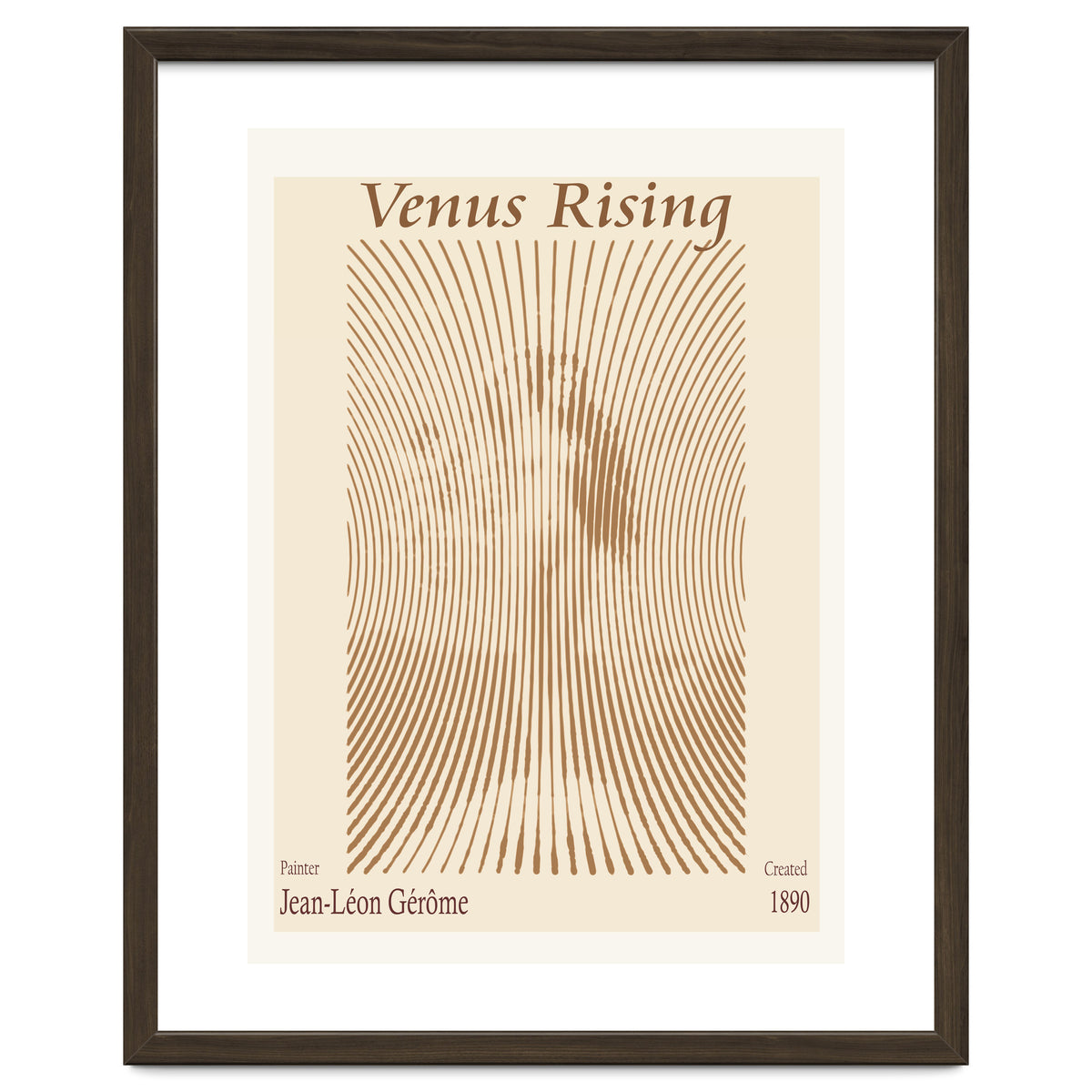 Venus Rising by Jean Léon Gérôme  (1890)