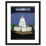 Washington, White House at Night thumbnail